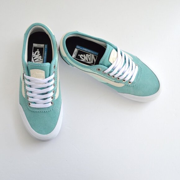 Vans Chima pro acqua haze blue soft sea sneaker shoes SUEDE woman SIZE 7 NEW - Picture 3 of 14